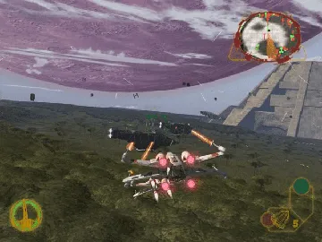 Star Wars - Rogue Squadron III - Rebel Strike screen shot game playing